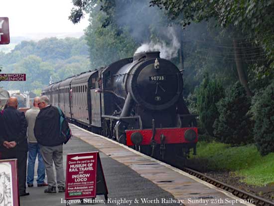 Austerity loco 90733 Keighley & Worth Railway