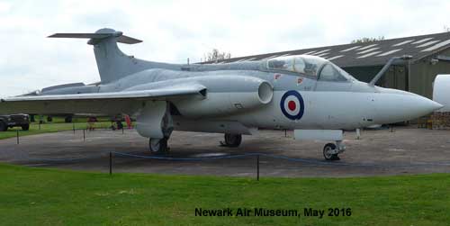 Buccaneer aircraft at Newark