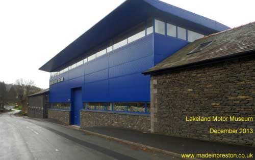 The Lakeland Motor Museum building just off the A590 near Newby Bridge