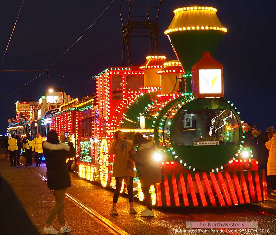 Blackpool Illuminated Tram Parade 25th October 2018