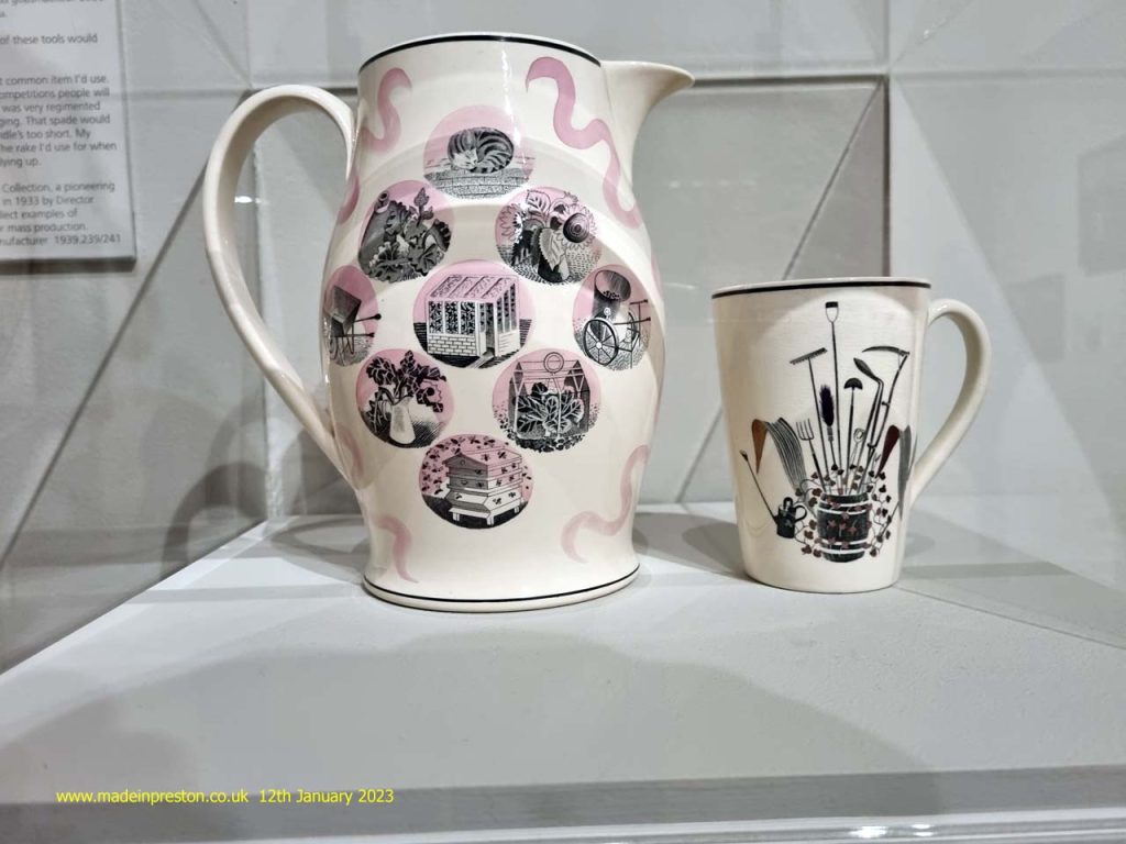 Manchester Art Gallery Eric Ravillious pottery in Dandy