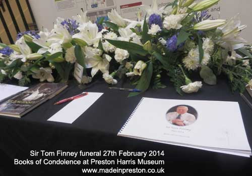 The funeral of Sir Tom Finney 27th February 2014