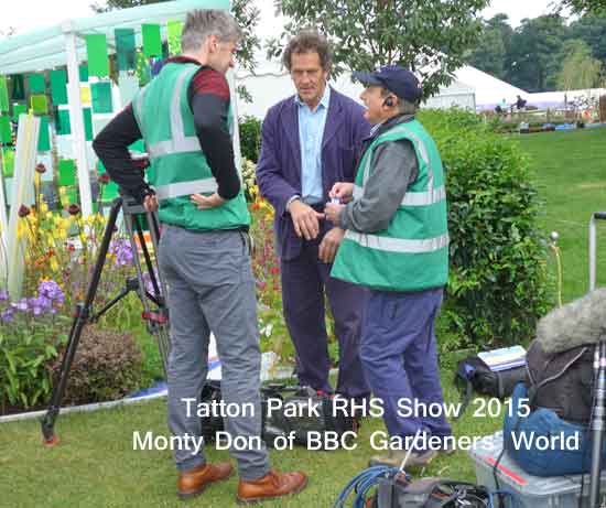 Monty Don at Tatton Park RHS Show 2015
