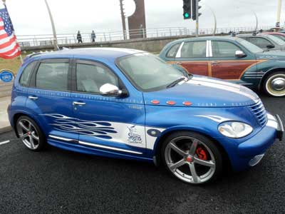 Blackpool Totally Transport 2013 Chrysler PT3 display