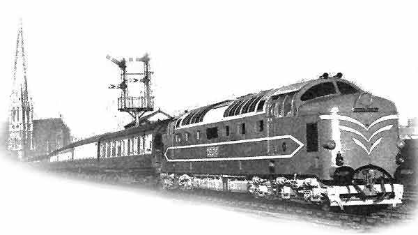 English Electric Deltic Prototype, made in Preston, entering Preston from the north