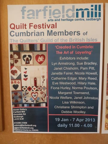 Farfield Mill, Contemporary Quilting Exhibition