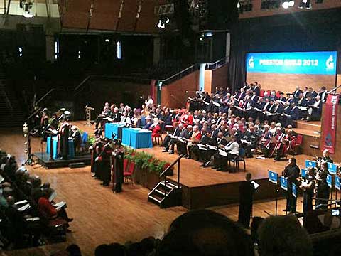 Preston Guild Court in the Guild Hall