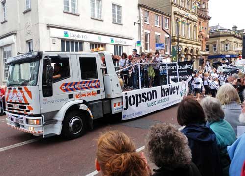 Preston Guild 2012 Trade Procession - Jopson Bailey Music Academy 