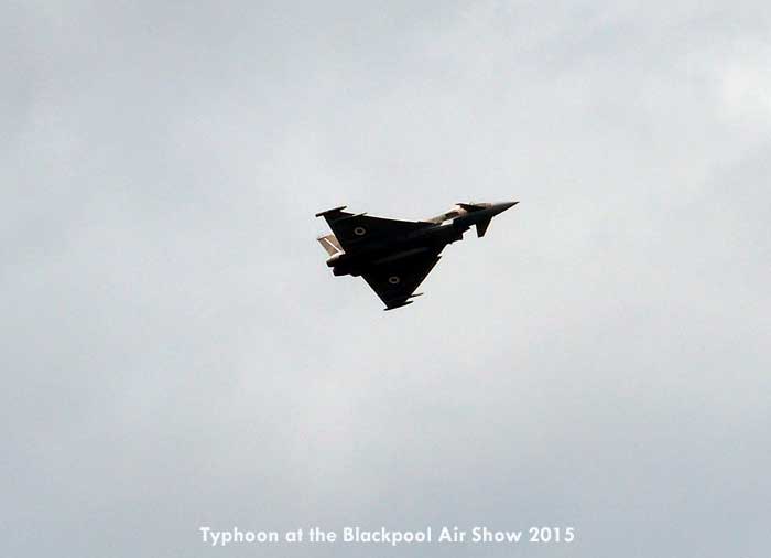 Typhoon at the Blackpool Air Show 2015