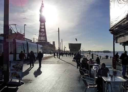 Blackpool Prom in November 2012