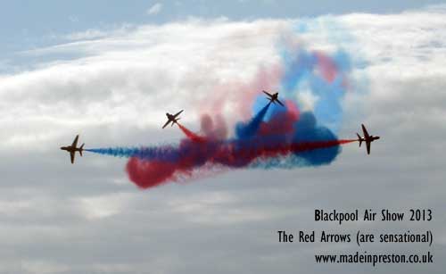 The Red Arrows at Blackpool 2013