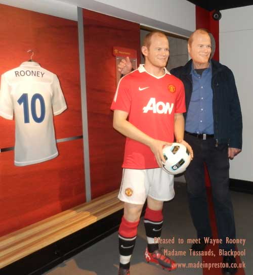 Wayne Rooney at Madame Tussauds, Blackpool