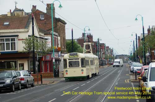 Fleetwood, Heritage Tram Service 2014