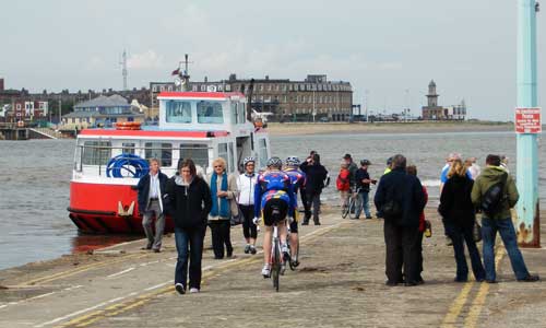 Ferry across the River Wyre, Fleetwood to Knott End