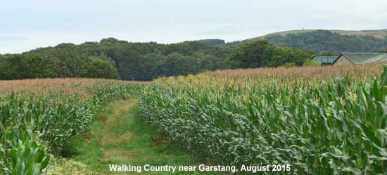 Walking country around Preston