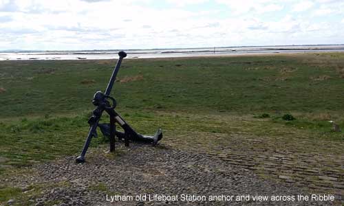 view from Lytham old lifeboat station across the Ribble