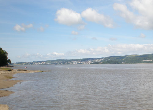 Grange-over-Sands from Arnside