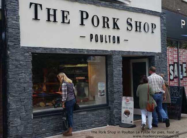 Pork Shop very popular for pies in Poulton Le Fylde