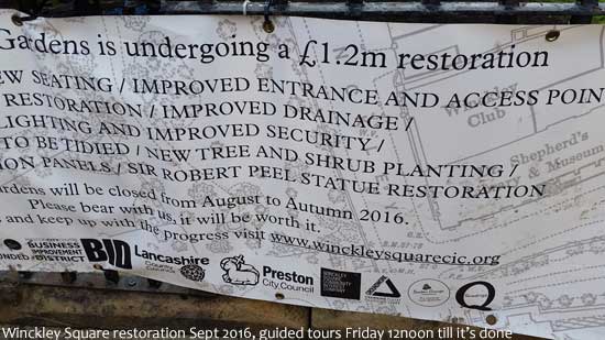 Winckley Square Preston Restoration Sept 2016