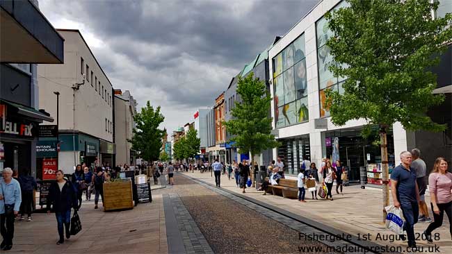 Fishergate, Preston's main shopping street