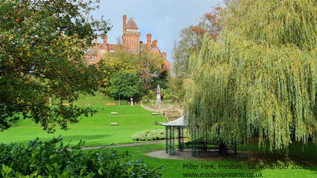 Miller Park in Preston, under the railway bridge from Avenham Park