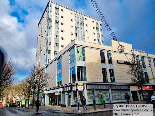 Crystal House, Preston, reclad after removing the pre-Grenfell cladding