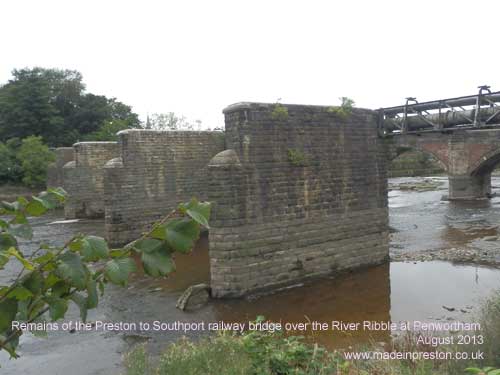 Preston to Southport railway bridge at Preston