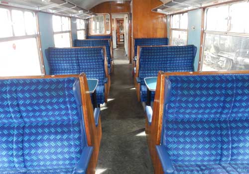 carriage at the Ribble Steam Railway Preston