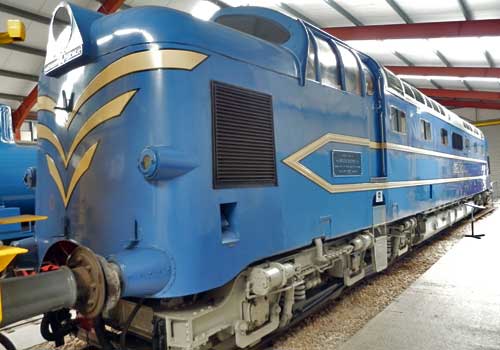 Deltic Prototype at the Ribble Steam Railway for Preston Guild 2012