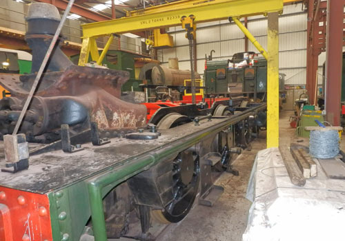 Ribble Steam Railway workshop