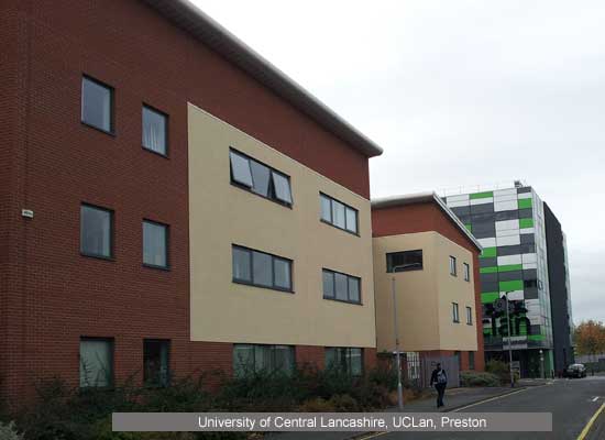 University of Central Lancashire, UCLan, Preston
