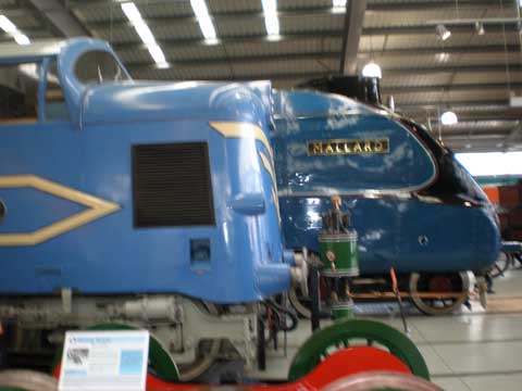 English Electric Deltic, made in Preston, at Shildon with Mallard