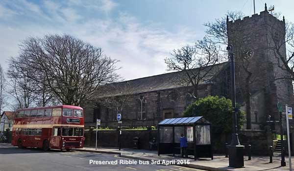 Ribble Bus running in Poulton Le Fylde 2016