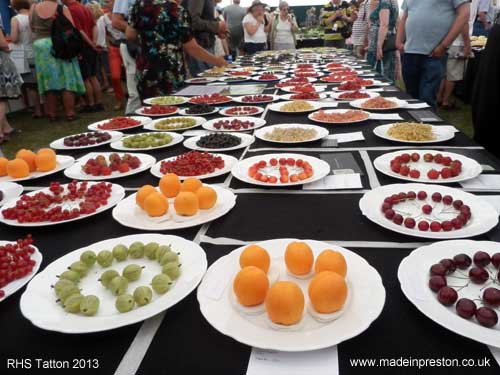 RHS Tatton berries and vegetables