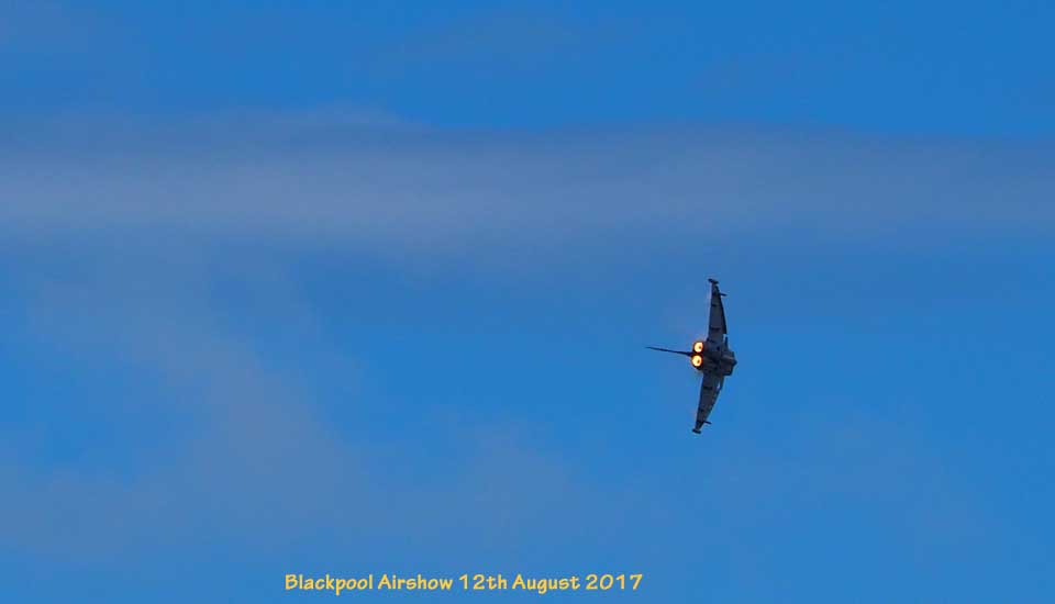 RAF Typhoon at Blackpool Air Show