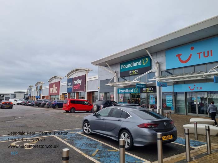 Deepdale Retail Centre, Preston, February 2023