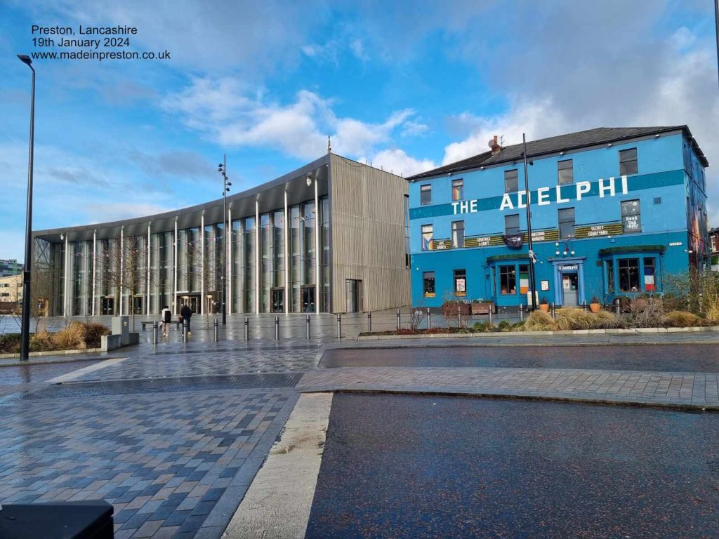 The latest addition to UCLan at Adelphi. The old Adelphi pub.
