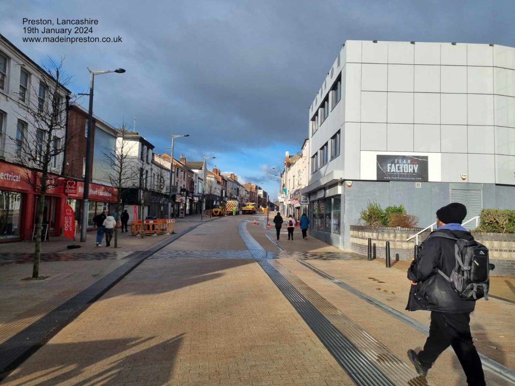 The view of Friargate from Ringway. The update not quite complete but looking good.