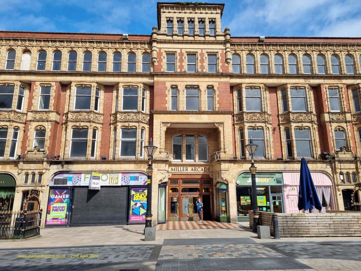 Miller Arcade, Fishergate Preston April 2024